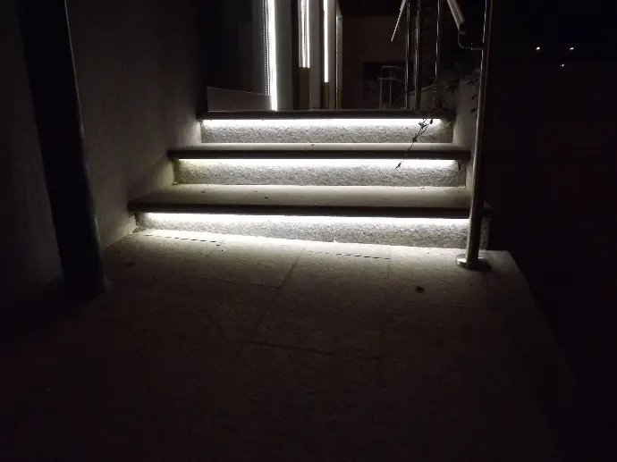 Effetto scenografico con Illuminazione Esterna architetturale